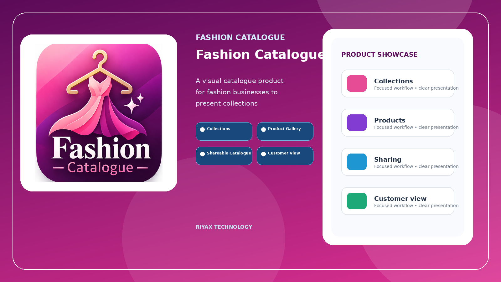 Fashion Catalogue wide product showcase