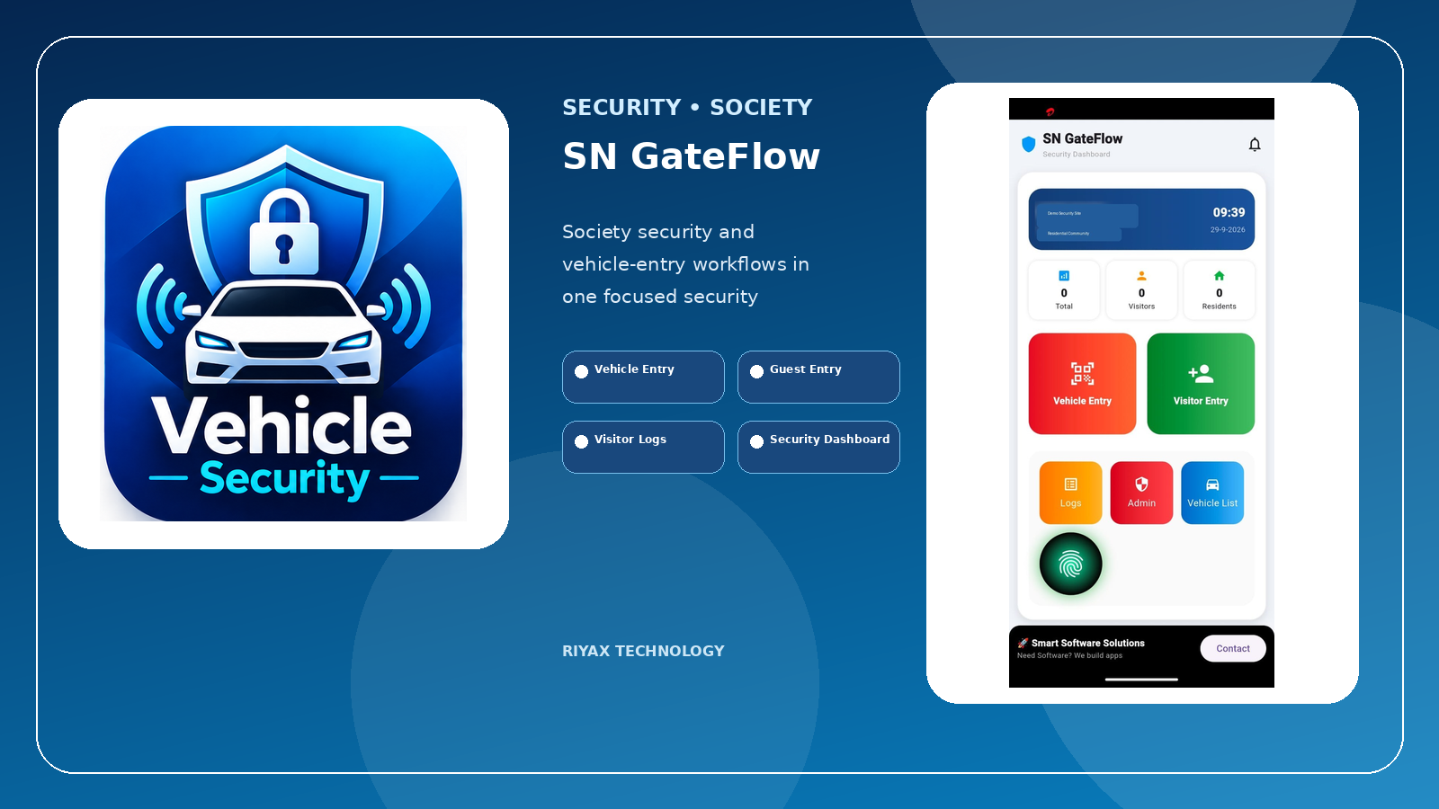 SN GateFlow vehicle and society security product showcase