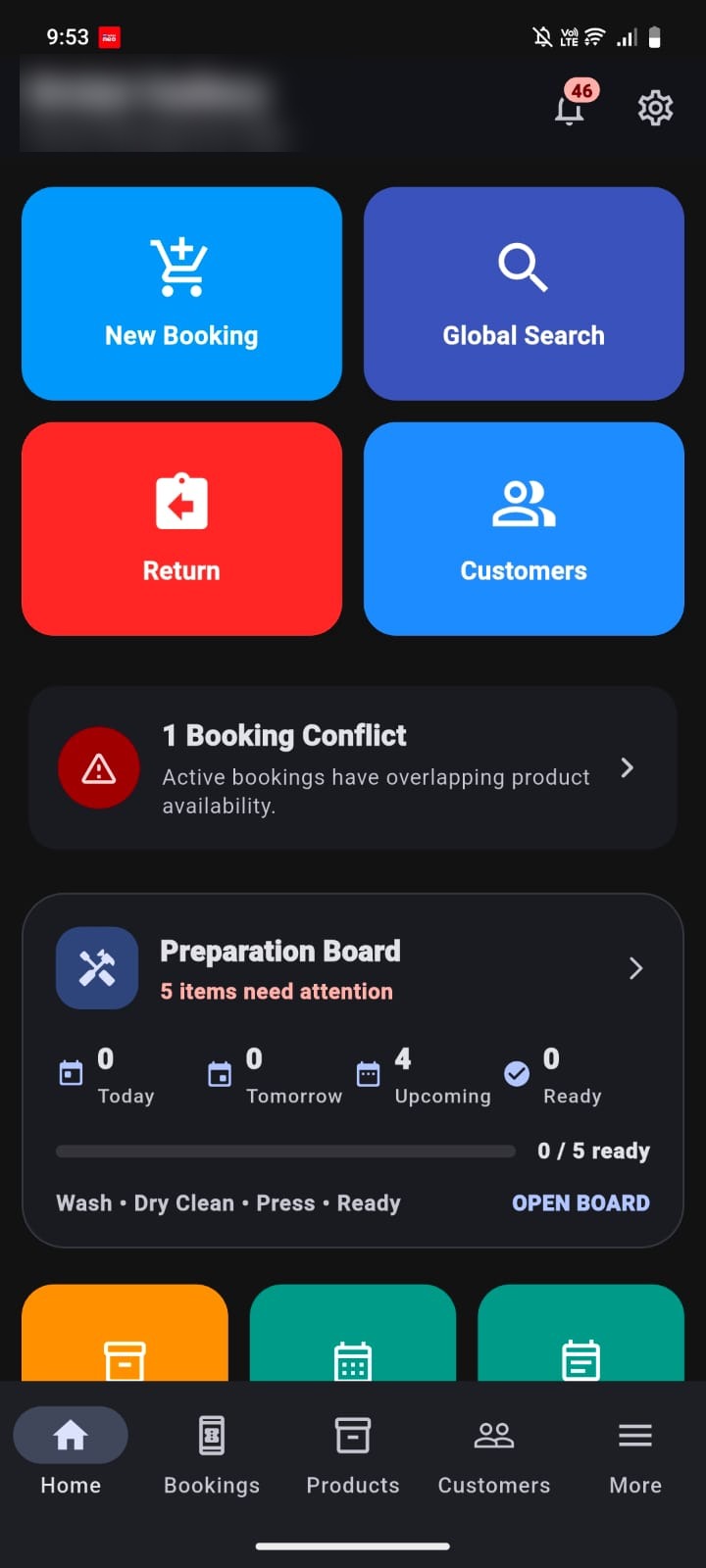 RentEase actual app screen